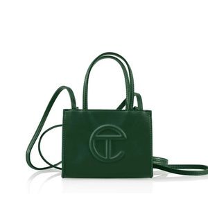SMALL DARK OLIVE TELFAR BAG